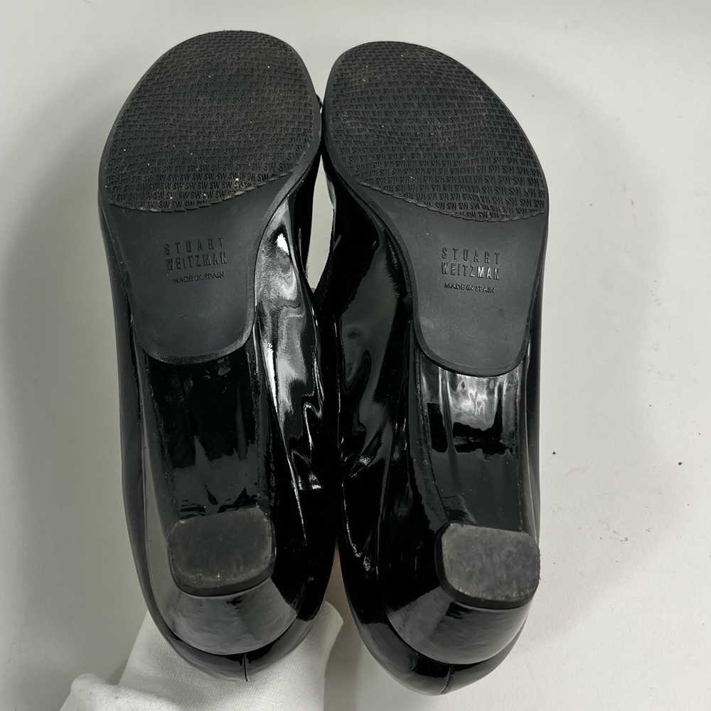 Stuart Weitzman Patent Leather Wedge Shoes - Picture 9 of 12